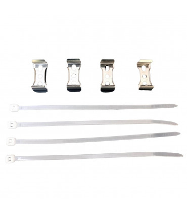 Accesorios incluidos para colgar las Barras LED 50w Spiderlux modelo Clone