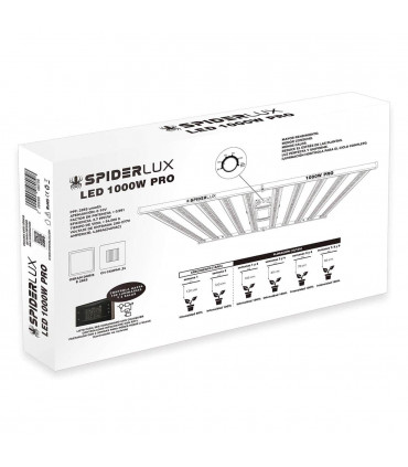 LUMINARIA LED SPIDERLUX PRO 1000W. Caja del equipo de iluminación