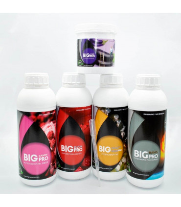 KIT ABONOS ALTA PRODUCCION (Big Nutrients Pro) Formato grande para hasta 12 plantas