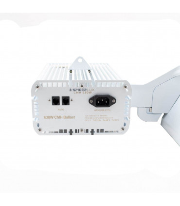 Conexiones del balastro y nivelador de la luminaria Goliath CMH 630W DE