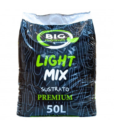 Sustrato Light Mix Premium de Big  Nutrients, ideal para cultivo de marihuana