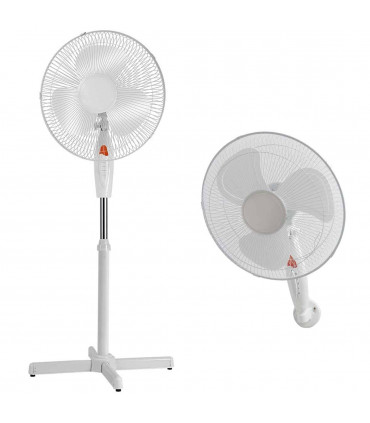 Ventilador económico spiderlux 2 en 1. Para montar o en la pared o en suelo.