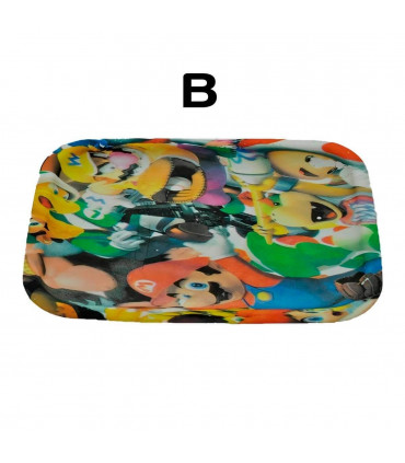 BANDEJA SILICONA DIBUJOS 20X15X2CM mario