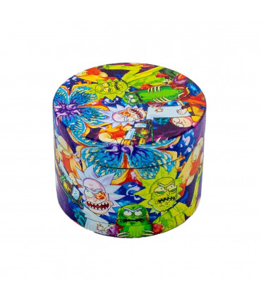 GRINDER RICK Y MORTY 4 PARTES 50MM Modelo D cerrado.