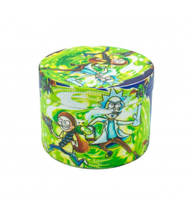 GRINDER RICK Y MORTY 4 PARTES 50MM Modelo C cerrado.