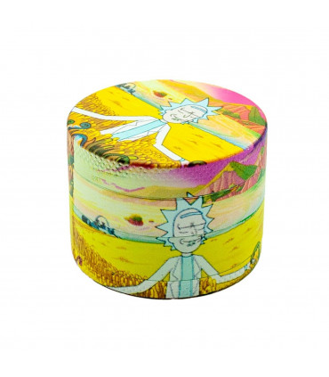 GRINDER RICK Y MORTY 4 PARTES 50MM Modelo E cerrado.