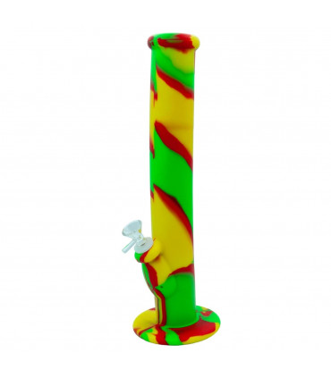 BONG SILICONA PARA AGUA 36CM psicodelico.