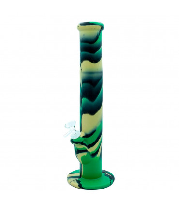 BONG SILICONA PARA AGUA 36CM psicodelico.