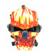 MÁSCARA PIPA BONG CALAVERA Fuego.