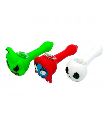 PIPA SILICONA HALLOWEEN 12,5CM Vista con perspectiva.