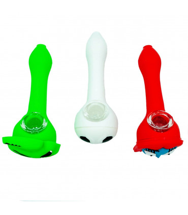 PIPA SILICONA HALLOWEEN 12,5CM Vista desde arriba.