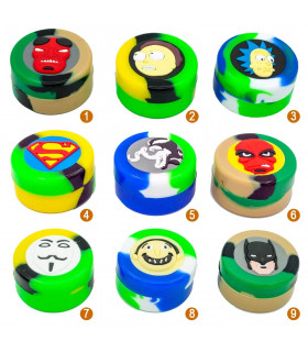 BOTE SILICONA SUPER HEROE 38MM Surtido de personajes.