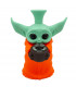 PIPA SILICONA MINI YODA 15CM Vista de frente.