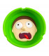 CENICERO RICK Y MORTY Morty en verde.