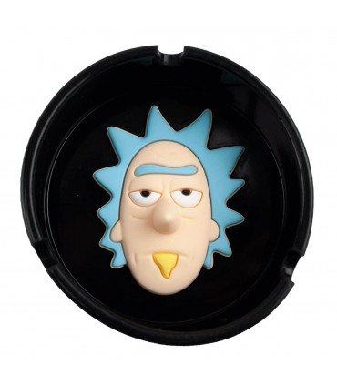 CENICERO RICK Y MORTY Rick en negro.