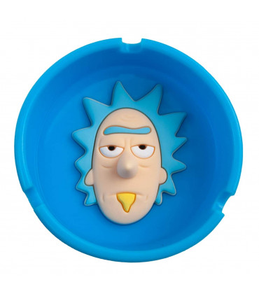 CENICERO RICK Y MORTY Rick en azul.