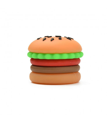 BOTE SILICONA HAMBURGUESA 32MM Antiadherente para guardar resinas.