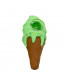 PIPA SILICONA HELADO 12CM Verde.