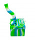 BONG SILICONA CUBO PARA AGUA 90MM