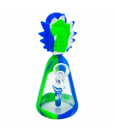 BONG SILICONA RICK Y MORTY PARA AGUA 18.8CM