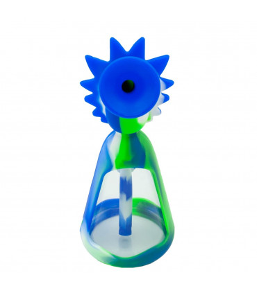BONG SILICONA RICK Y MORTY PARA AGUA 18.8CM