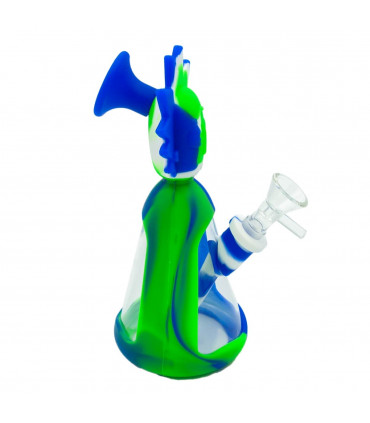 BONG SILICONA RICK Y MORTY PARA AGUA 18.8CM