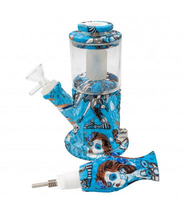 BONG SILICONA COLECTOR DE NECTAR Pipa para BHO y bong.