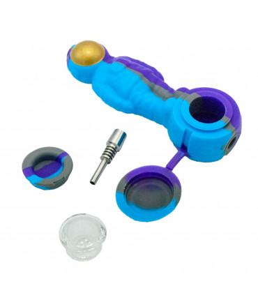 PIPA SILICONA ASTRONAUTA 12,5CM Desmontada.