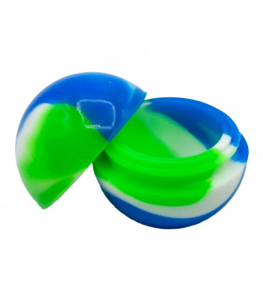 BOTE SILICONA BOLA FLUORESCENTE 38MM Destapado.