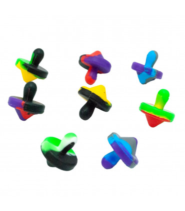 CARB CAP CORTO SILICONA 25MM Colores variados.