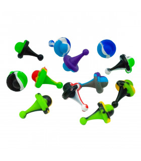 CARB CAP LARGO SILICONA 25MM Modelos de colores variados.