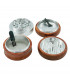 GRINDER MADERA PREMIUM 4 PARTES 66MM Picador con polinizador desmontado.