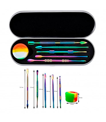 KIT DABBER CAMALEON Herramientas y bote para Rosin y BHO.