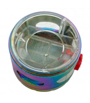 GRINDER GALAXIA CON BANDEJA 4 PARTES 62MM Picador abierto.