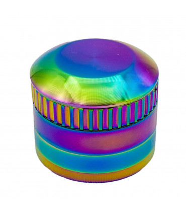 Grinder Magnifico Zoom cerrado con polinizador y tapa con espejo. De 4 partes y 52MM diámetro