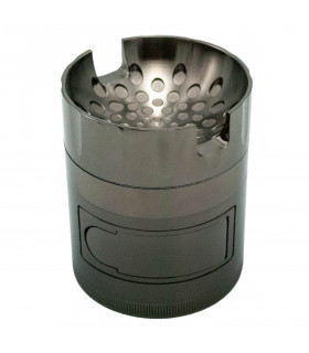 GRINDER CENICERO MyFriend de 4 PARTES y 63MM con tapa abatible.