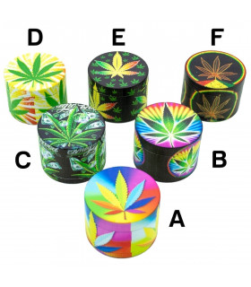 Grinders hojas maria con polinizador y tamaño de 50MM. Varios modelos disponibles