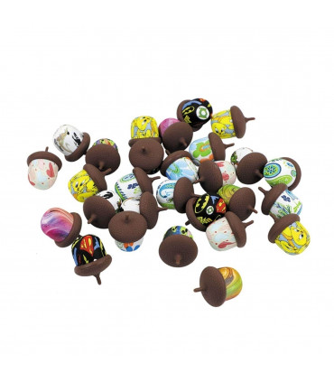 Bote de silicona con forma de bellota. Surtido varios diseños