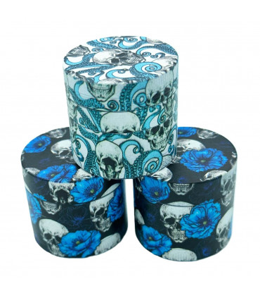 Grinder Calavera con flores