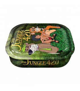 CAJA METAL CON BANDEJA THE JUNGLE 420