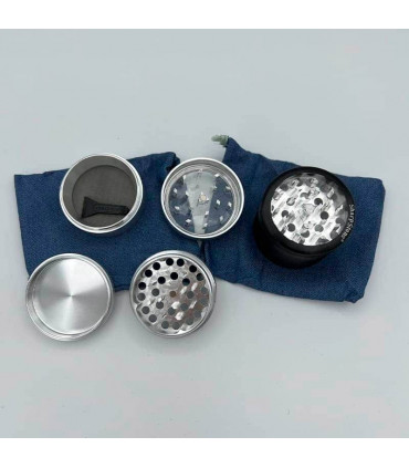 GRINDER TAPA TRANSPARENTE 4 PARTES 55MM