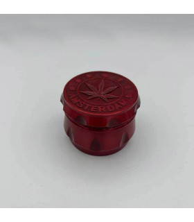 GRINDER HOJA NEGRO/ROJO 4 PARTES 53MM