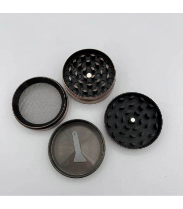 GRINDER COLORES HOJAS 4 PARTES 52MM