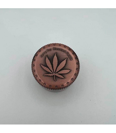 GRINDER COLORES HOJAS 4 PARTES 52MM