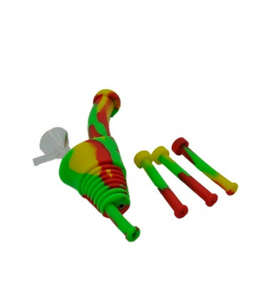 BONG SILICONA ACOPLE BOTELLA 20,30CM