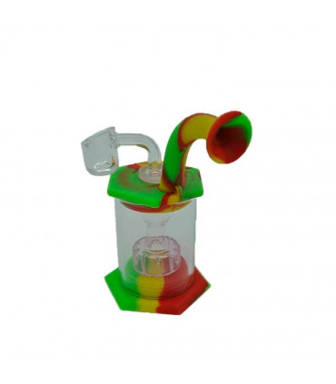 BONG SILICONA BOQUILLA CURVA BHO