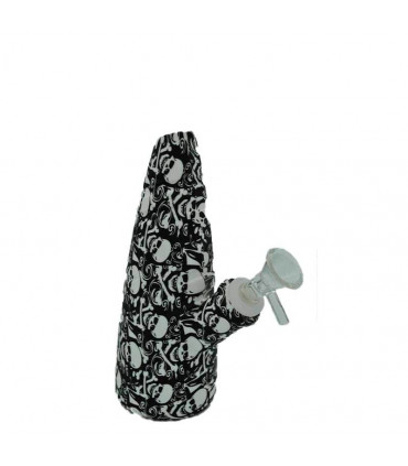 BONG SILICONA NAZARENO COLORES PARA AGUA 17,78CM