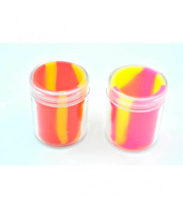 BOTE PLASTICO Y SILICONA PARA RESINAS