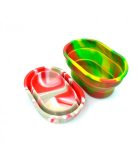 RECIPIENTE 2 EN 1 SILICONA