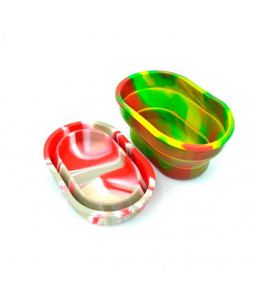 RECIPIENTE 2 EN 1 SILICONA